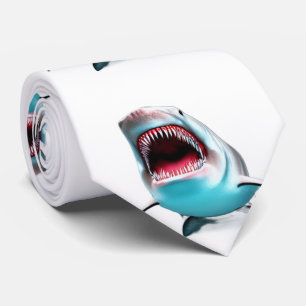 Cravate Motif requin