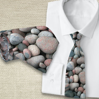 Cravate Motif River Rocks