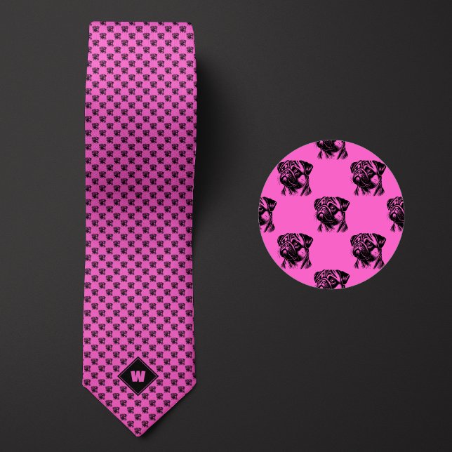 Cravate Motif rose Carlin rose (Créateur téléchargé)