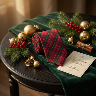 Cravate Motif rouge de vacances