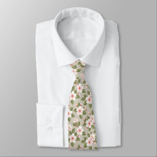 Cravate Motif sans couture de fleurs de cerisier élégantes