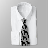 Motif Schnauzer Chien Silhouettes