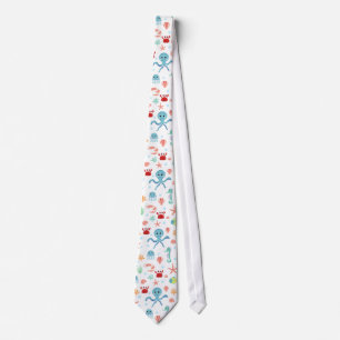Cravate motif Sea World