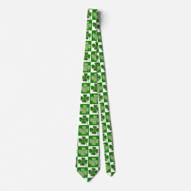 Cravate Motif shamrock Thunder_Cove (Devant)