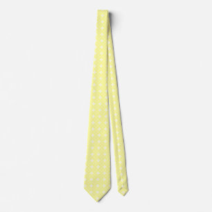 Cravate Motif shippo jaune citron