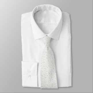 Cravate Motif subtil de galets abstraits