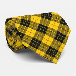 Cravate Motif Tartan Carreaux Clan MacLeod