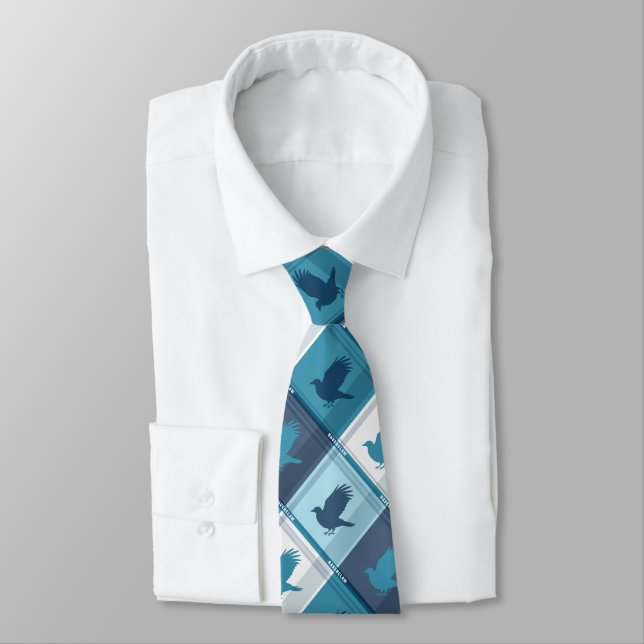 Cravate MOTIF Tartan RAVENCLAW™ (Attaché)