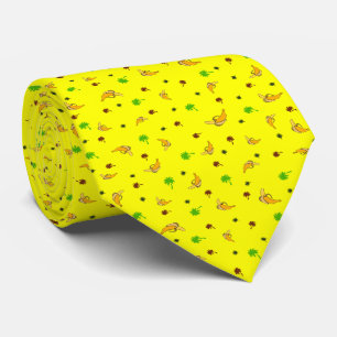 Cravate Motif tropical