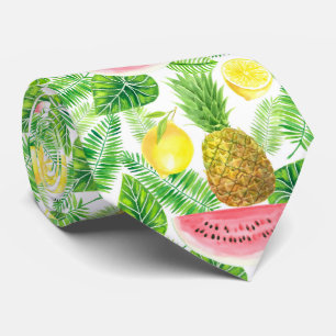 Cravate Motif tropical