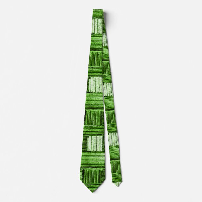 Cravate Motif vert (Devant)