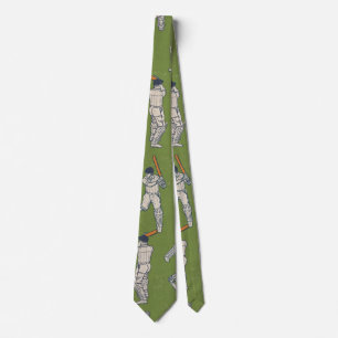 Cravate Motif Vintage Cricket