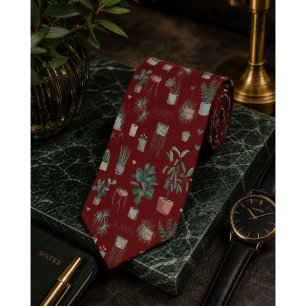 Cravate Motif Wild Cactus