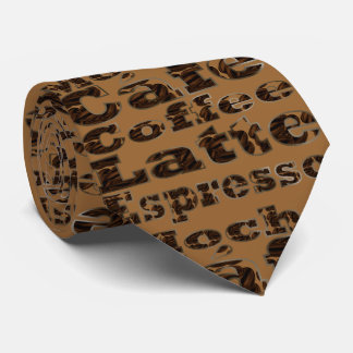 Cravate Mots de café