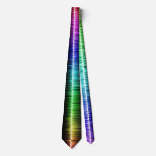 Cravate Multi Coloured Sound Wave Necktie
