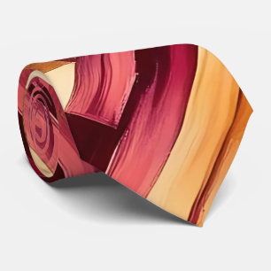Cravate multicouleur contemporain