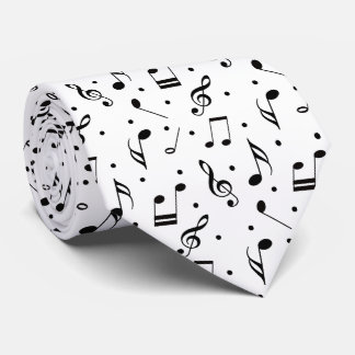 Cravate Musical chic de motif de symboles de musique