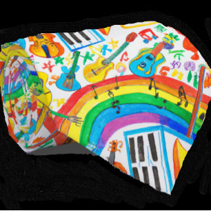 Cravate Musicien professeur de musique Guitare Piano violo