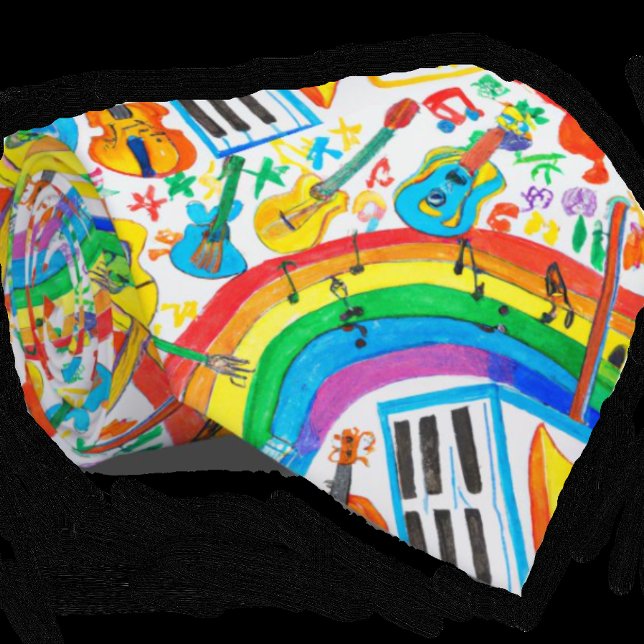 Cravate Musicien professeur de musique Guitare Piano violo (Créateur téléchargé)