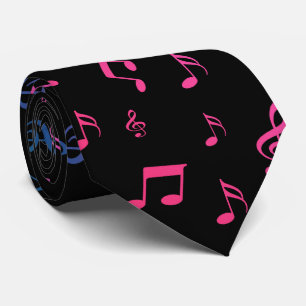 Cravate musique, musical, note, mélodie, noir, son, clef,