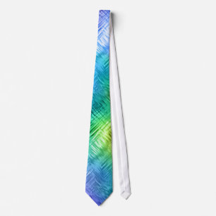 Cravate Mystic Topaz Blue Glassy Texture