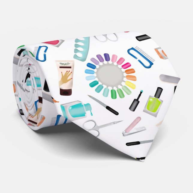 Cravate Nails Manicure Pedicure Beauty Salon  (Roulé)