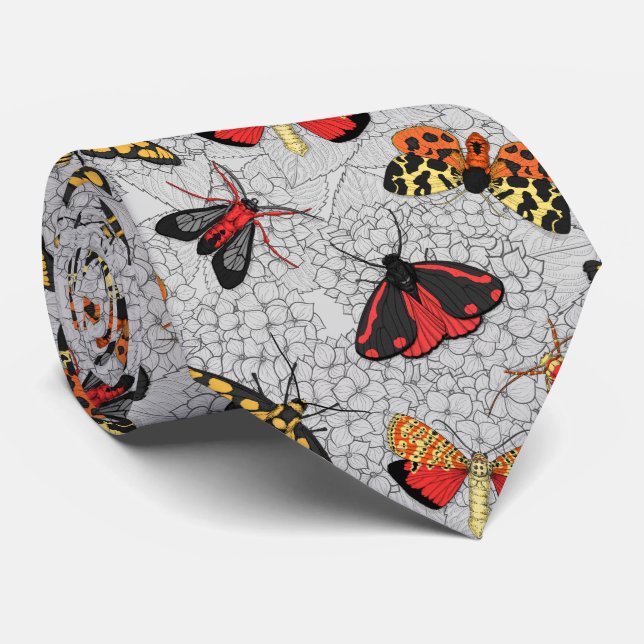 Cravate Nappes phréatiques sur l'hydrangée (Roulé)