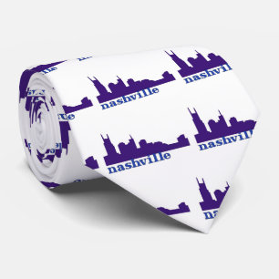 Cravate Nashville Skyline Purple
