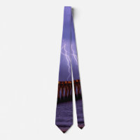 Navarre Floride Lightning Storm Neck Tie