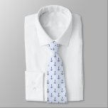 Cravate Navy Blue Light Blue Anchors Nautical Men's<br><div class="desc">Navy Blue and light blue with  Anchors Nautical Men's Neck tie. A great gift for dad,  or any man in your life.</div>