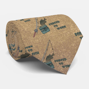 Cravate Né à Fish - Forcé à travailler