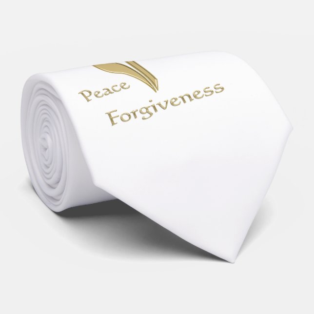 Cravate Ne crains pas car je suis avec toi (Roulé)