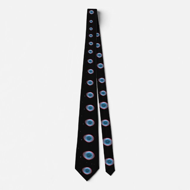 Cravate Nebula Necktie M57 Ring (Devant)