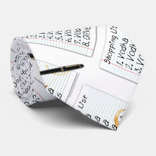CRAVATE NECK TIE - VODKA SHOPPING LIST