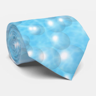 Cravate Necktie - Bulles dans la piscine