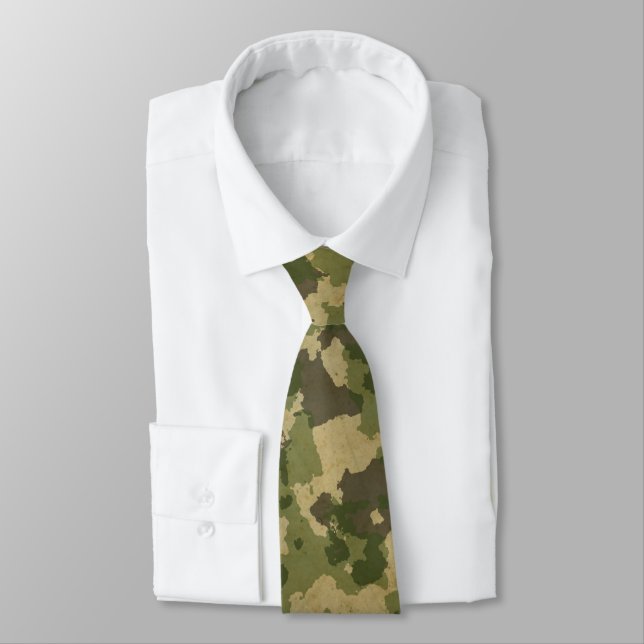 Cravate Necktie Camouflage (Attaché)