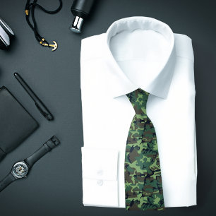 Cravate Necktie Camouflage