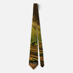 Cravate Necktie de la forêt de Bigfoot