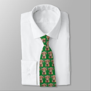 Cravate Necktie de vache Highland