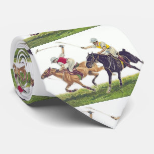 Cravate Necktie Des Joueurs De Polo
