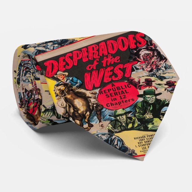 Cravate Necktie Desperados Occidentale Du West Movie (Roulé)