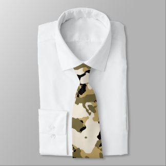 Cravate Necktie du Camouflage du désert