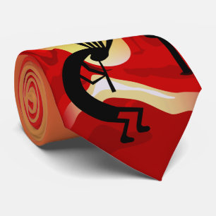 Cravate Necktie du coucher de soleil du désert de Kokopell