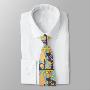Cravate Necktie fille surfer