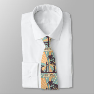 Cravate Necktie fille surfer