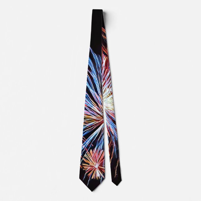 Cravate Necktie Fireworks (Devant)