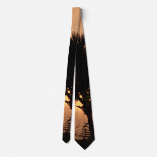 Cravate Necktie masculine Hawaii Sunset