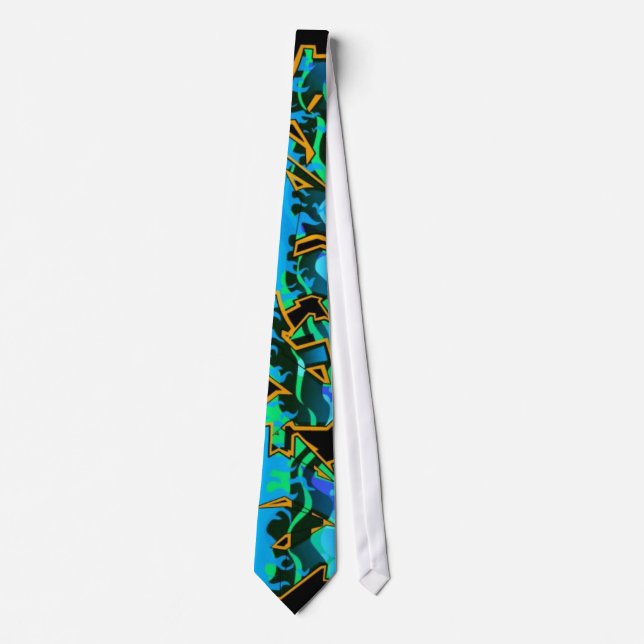 CRAVATE NECKTIE MODE SPORTIVE POUR HOMMES - NORME GQ - CAD (Devant)