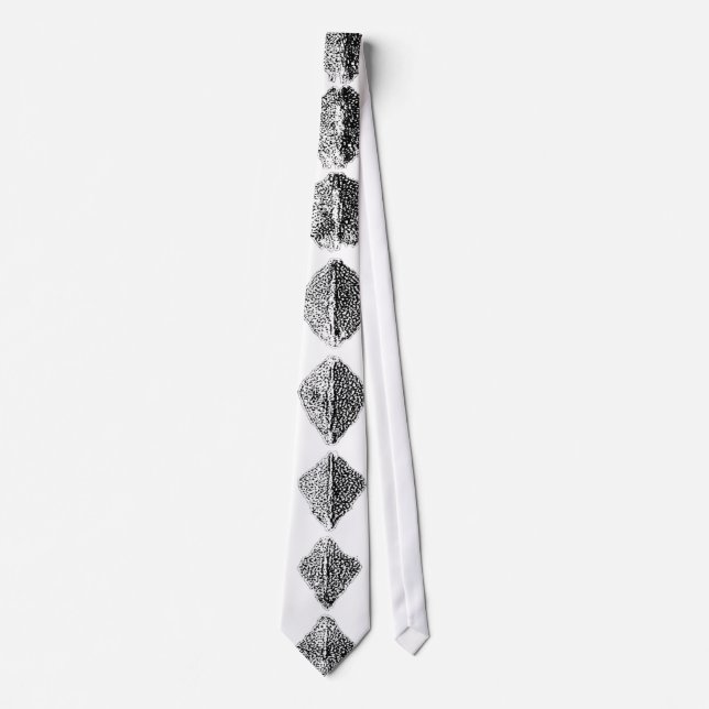 Cravate Necktie - SCUTES Sturgeon Énorme (Devant)