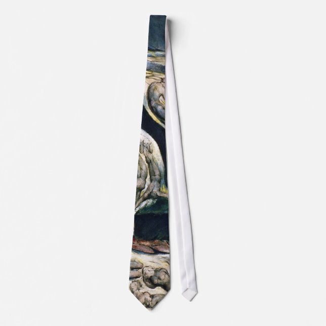 Cravate Necktie : "Whirlwind of Lovers" de William Blake (Devant)